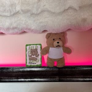 Ted 2 popmark Brown Teddy Bear with White Shirt it can site and move arms /legs